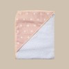 Thumbnail Toalla con Capucha Rosa con motas blancas0
