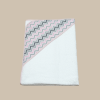 Thumbnail Toalla con Capucha Chevron Rosa y Gris0