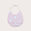 Thumbnail Babero Rosa con Estrellitas Blancas0