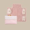 Thumbnail Cambiador con bolsillos Rosa con Detalle de Nubes0