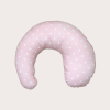 Thumbnail Almohada de Lactancia rosa con motas blancas0